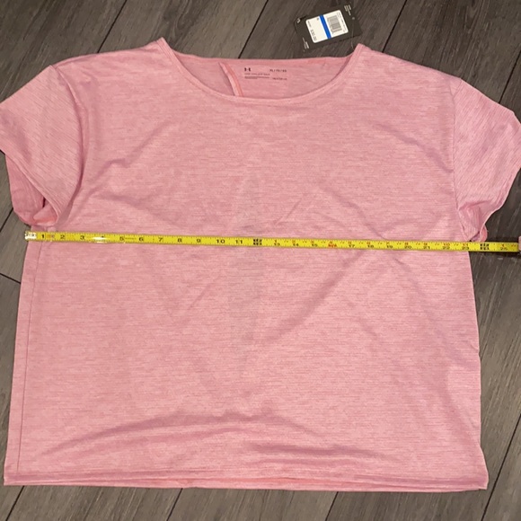 NWT Pink Under Armour XL ShortSleeve Open Back Top - Picture 4 of 8